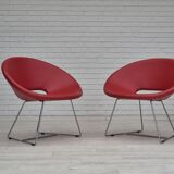 2000's, Danish design by Hee Welling for Nielaus Møbler, pair of lounge chairs model "Cone".