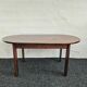 Stained Solid Larch Dining Table for Six by Mária Szedleczky, 1970s
