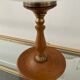Lampe scandinave en bois et opaline