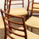 Chairs by Niels O. Møller for J.L. Moller, Model 82,Denmark, 1950s