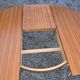 Table scandinave extensible en teck des années 60