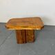 Brutalist Japanese side table, wabi-sabi, mid-century, 1960s