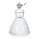 Large White Enamel Industrial Factory Lamp from Elektrosvit, 1990s