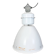 Large White Enamel Industrial Factory Lamp from Elektrosvit, 1990s