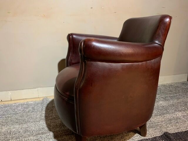 Fauteuil club cuir