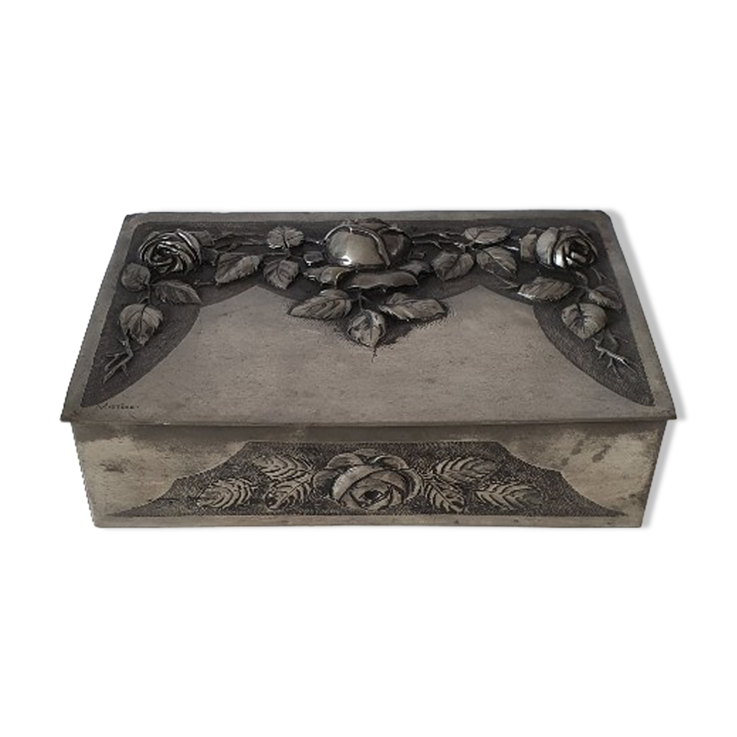 Tin box signed Vittese