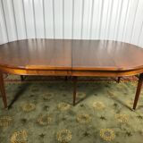 Louis XVI dining room table - 3 cherry extensions
