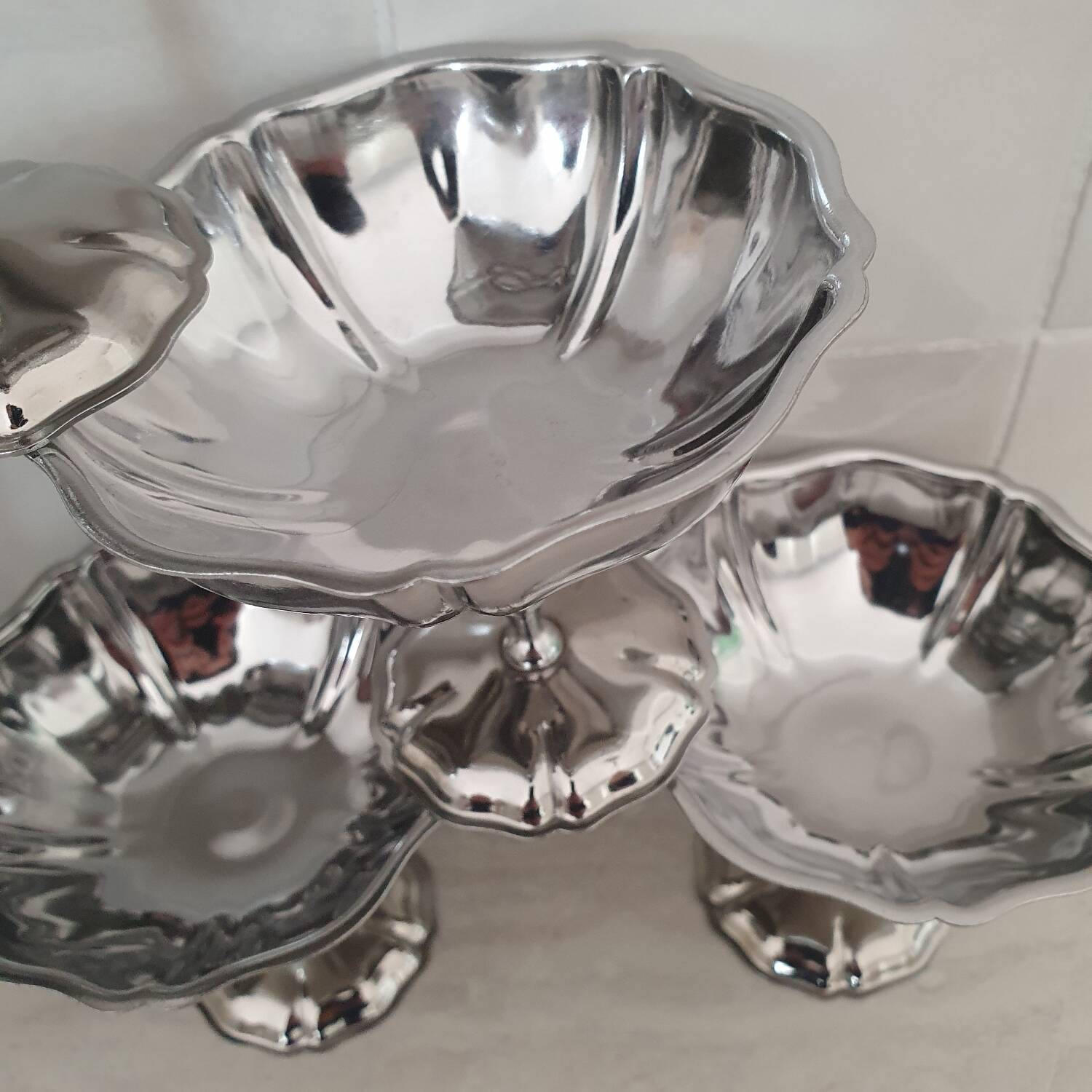 6 Stainless Steel Dessert Cups