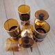 6 verres à liqueur vintage