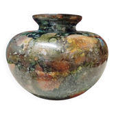Vase en verre laqué