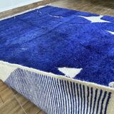 Moroccan rug, blue, 150/250cm