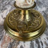 Cup in gilded bronze and ivory