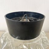 Vintage molded glass ceiling light