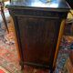 Black painted chest of drawers with golden Japanese bamboo effect