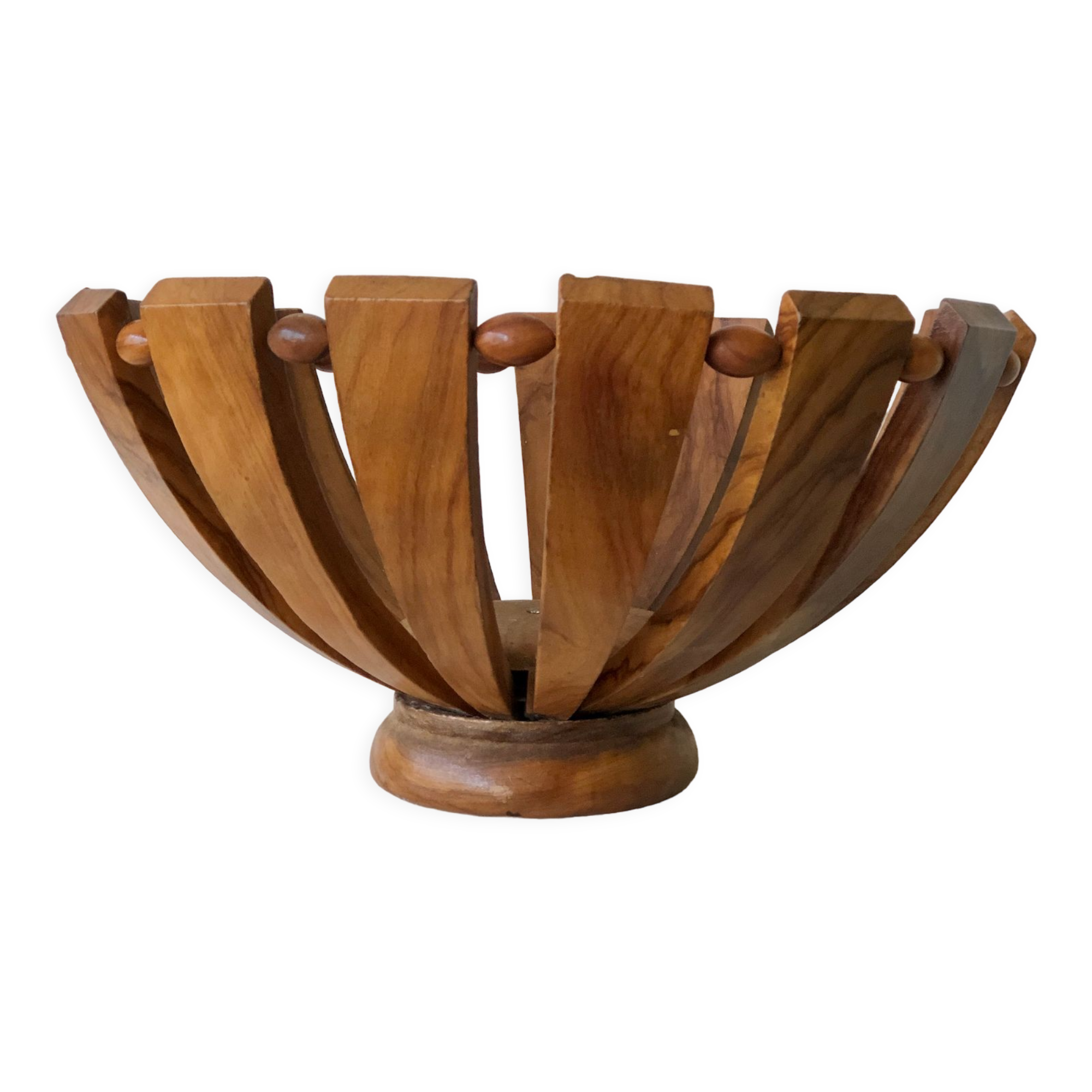 Wooden fruit basket