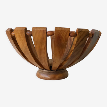 Wooden fruit basket