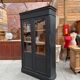 Patinated Napoleon III display cabinet