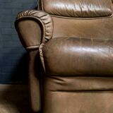 Vintage elements sofa with matching hocker and armchair