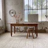 1950s oak butcher's farm table