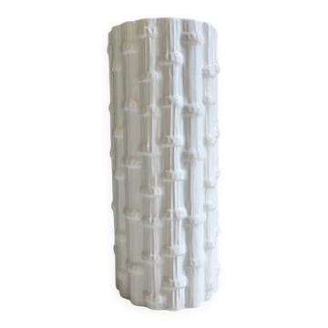 Vintage Italian ceramic cache pot "bamboo"