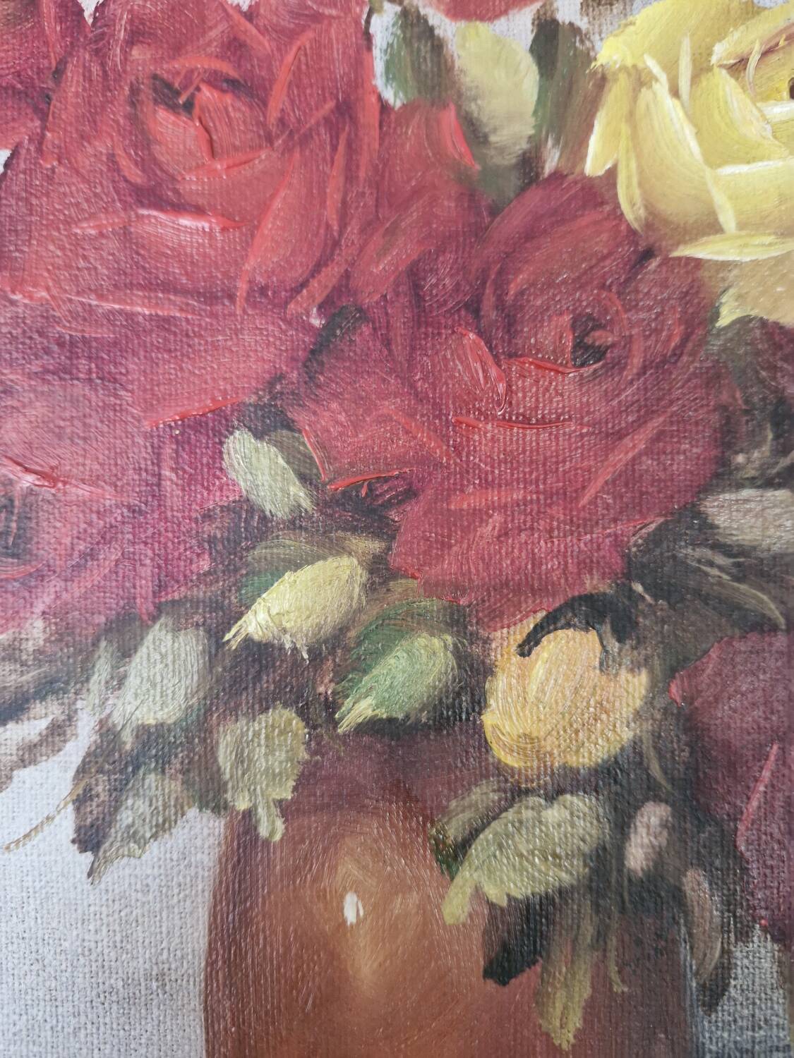 Still life bouquet of roses