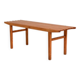 Vintage Scandinavian solid pine bench