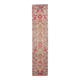 1970s Turkish Hand-Knotted Wool Cotton Pink Runner 78x367