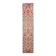 1970s Turkish Hand-Knotted Wool Cotton Pink Runner 78x367