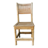 Chaise d'enfant vintage en rotin