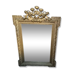 miroir antique doré