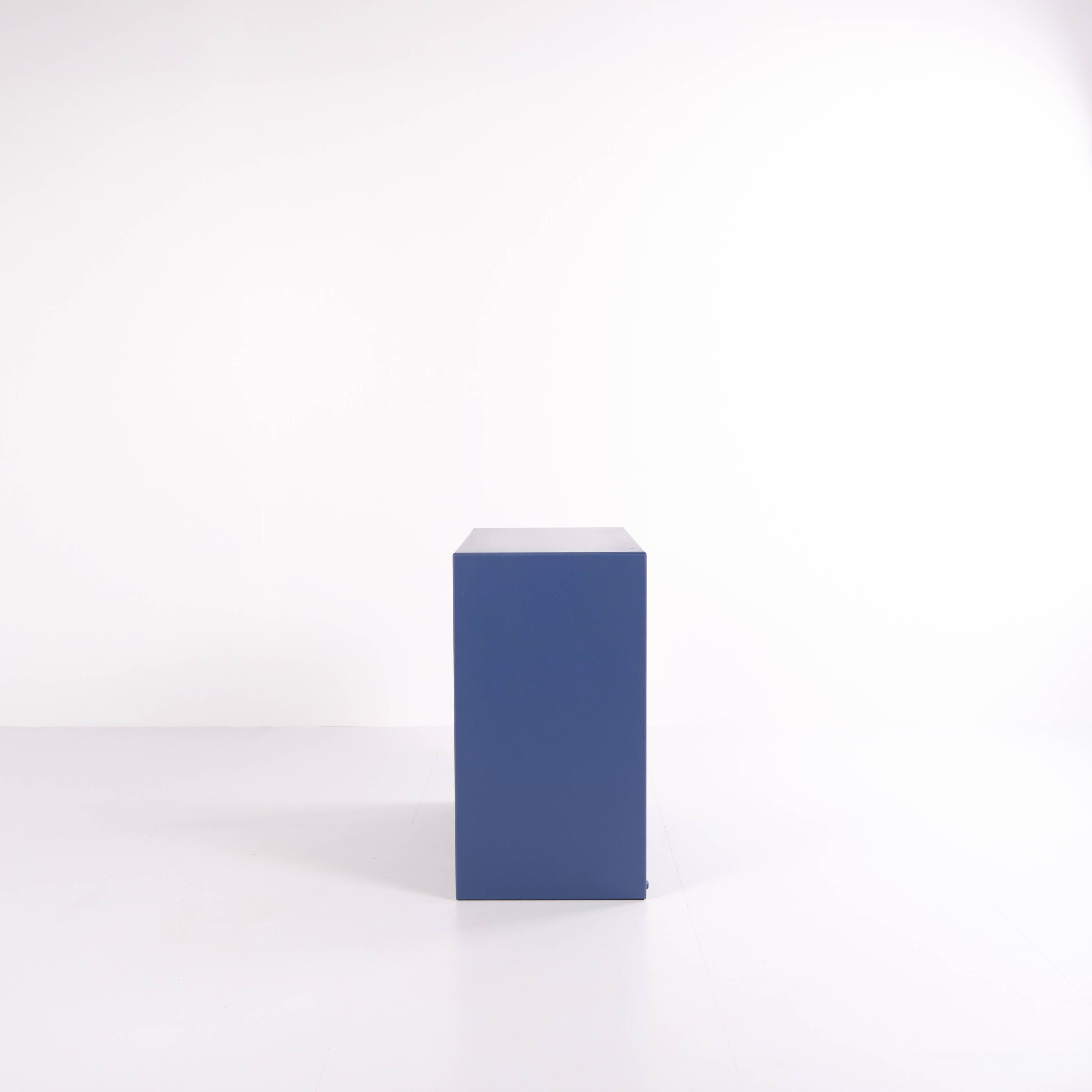 Montana bookcase – blue – 4 shelves