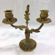 Pair of candelabra bronze rocaille