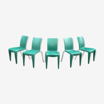 5 chaises Louis 20 par Philippe Starck pour Vitra