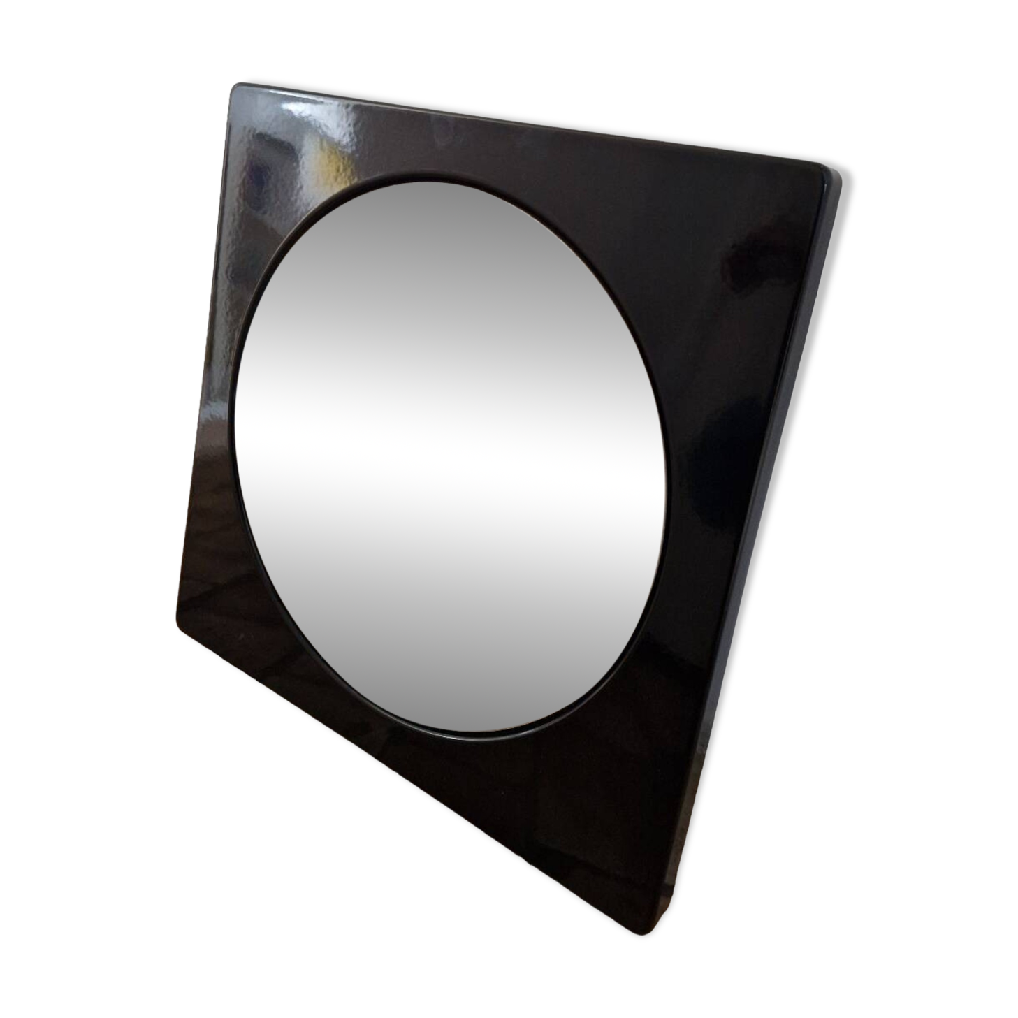 Old 60s Mirror in enamelled sheet metal