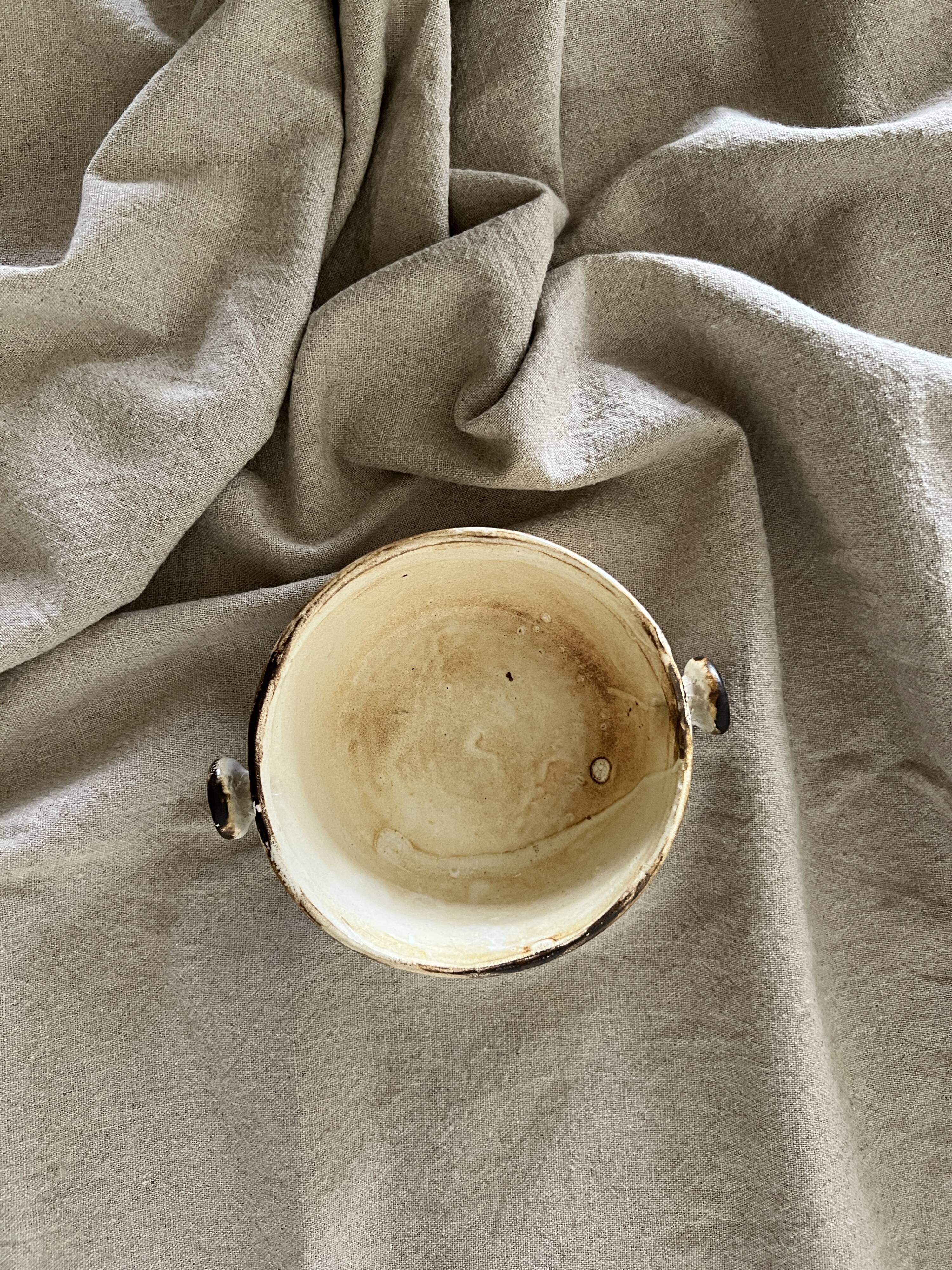Ceramic bowl (stoneware), Vallauris 1950