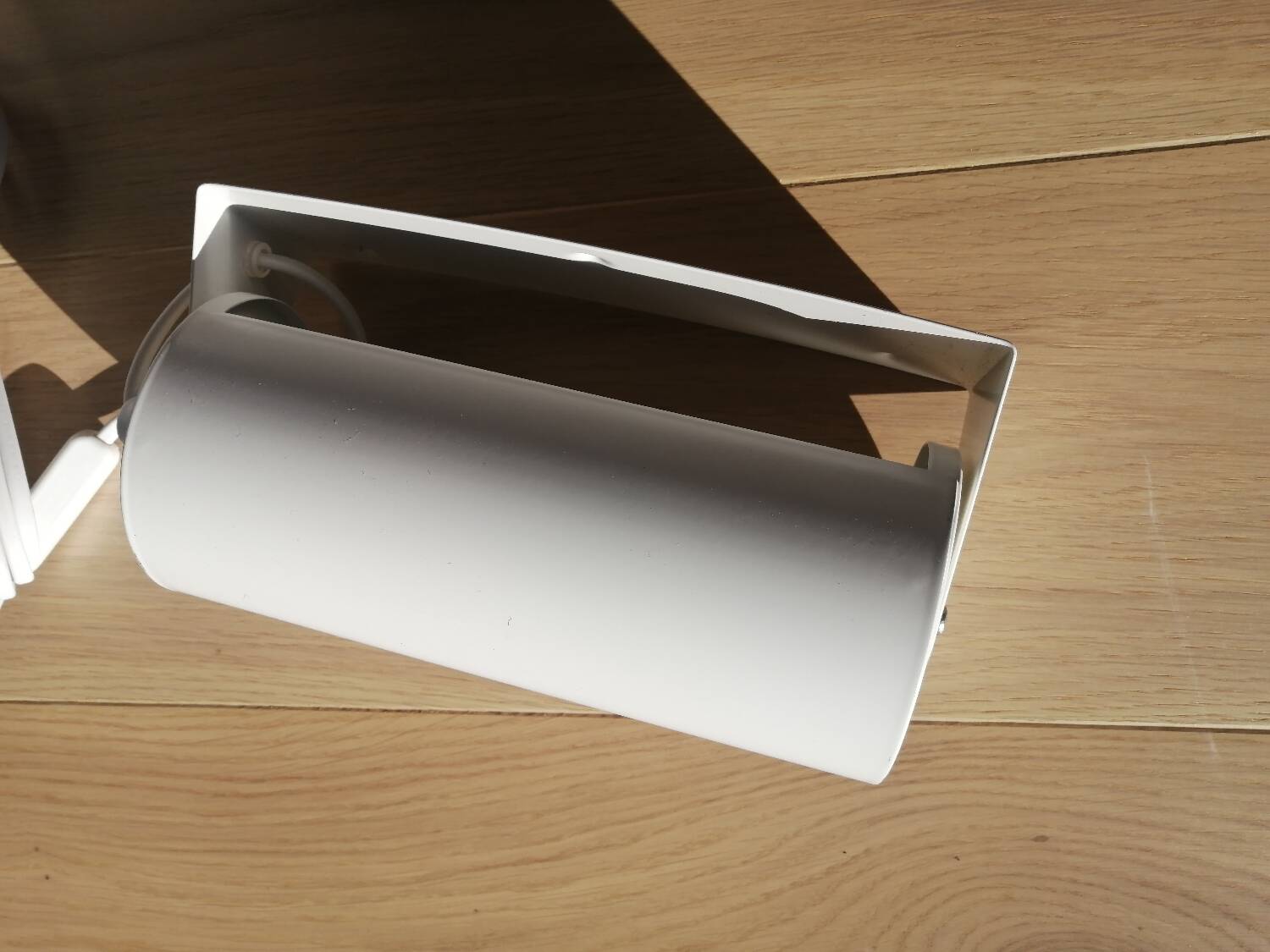 White metal wall lamp, Ikea 80s