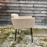 “Conseil” armchair by Pierre Guariche for the publisher Meurop with LVMH fabric