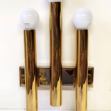 Italian brass wall light 1970s