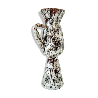 Vase en céramique émaillée vintage de Jean Austruy des années 50