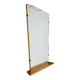 Mirror with wooden shelf, 1960s, vintage