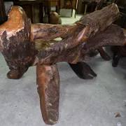 Rare armchair made from tree roots
