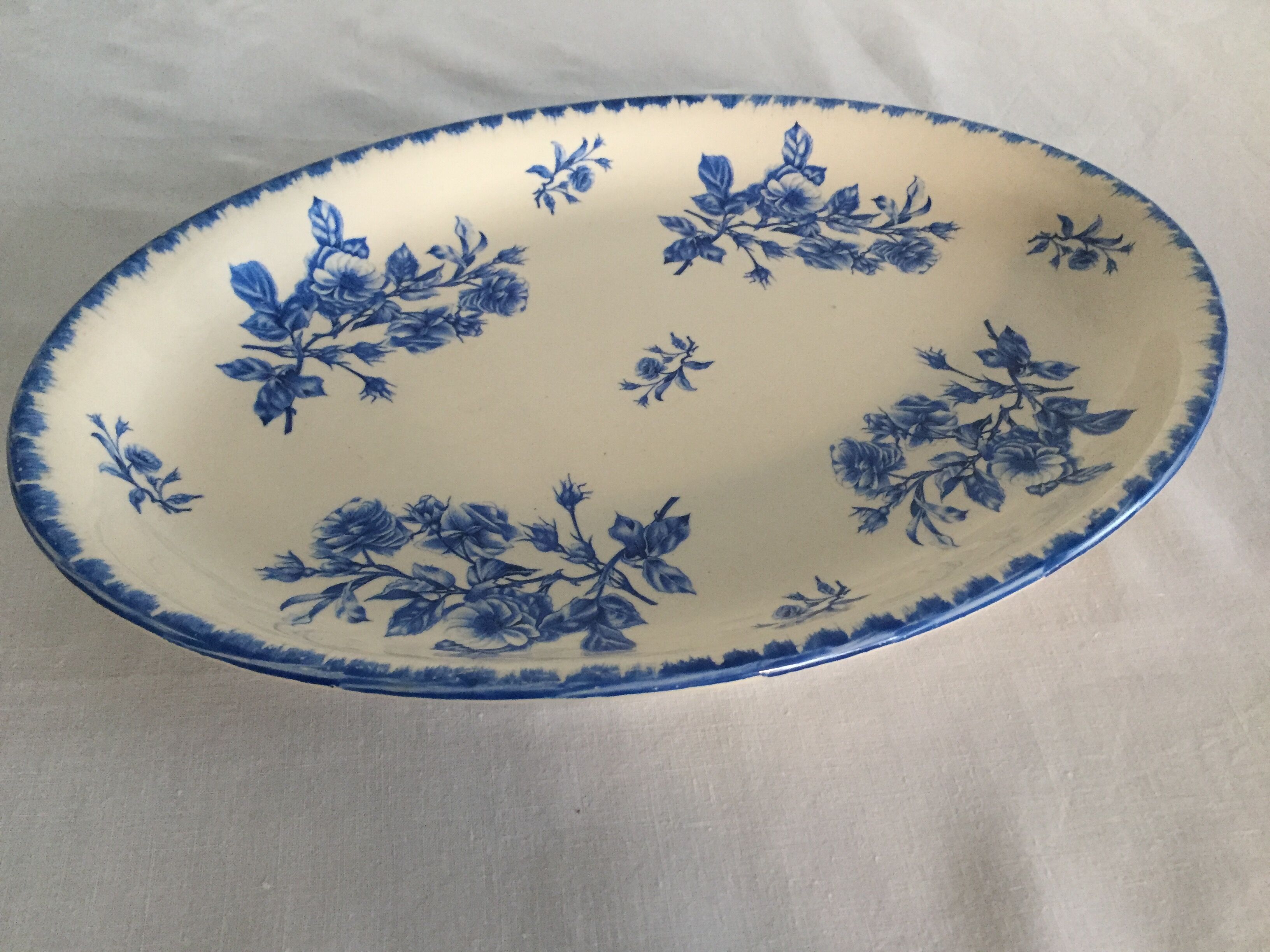 Set of dishes, salad bowl, soup kitchen - blue decor