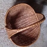 Large vintage wicker basket