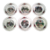 6 Sarreguemines earthenware dessert plates Model Obernai