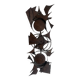 Metal wall sculpture