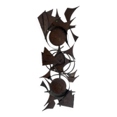 Metal wall sculpture