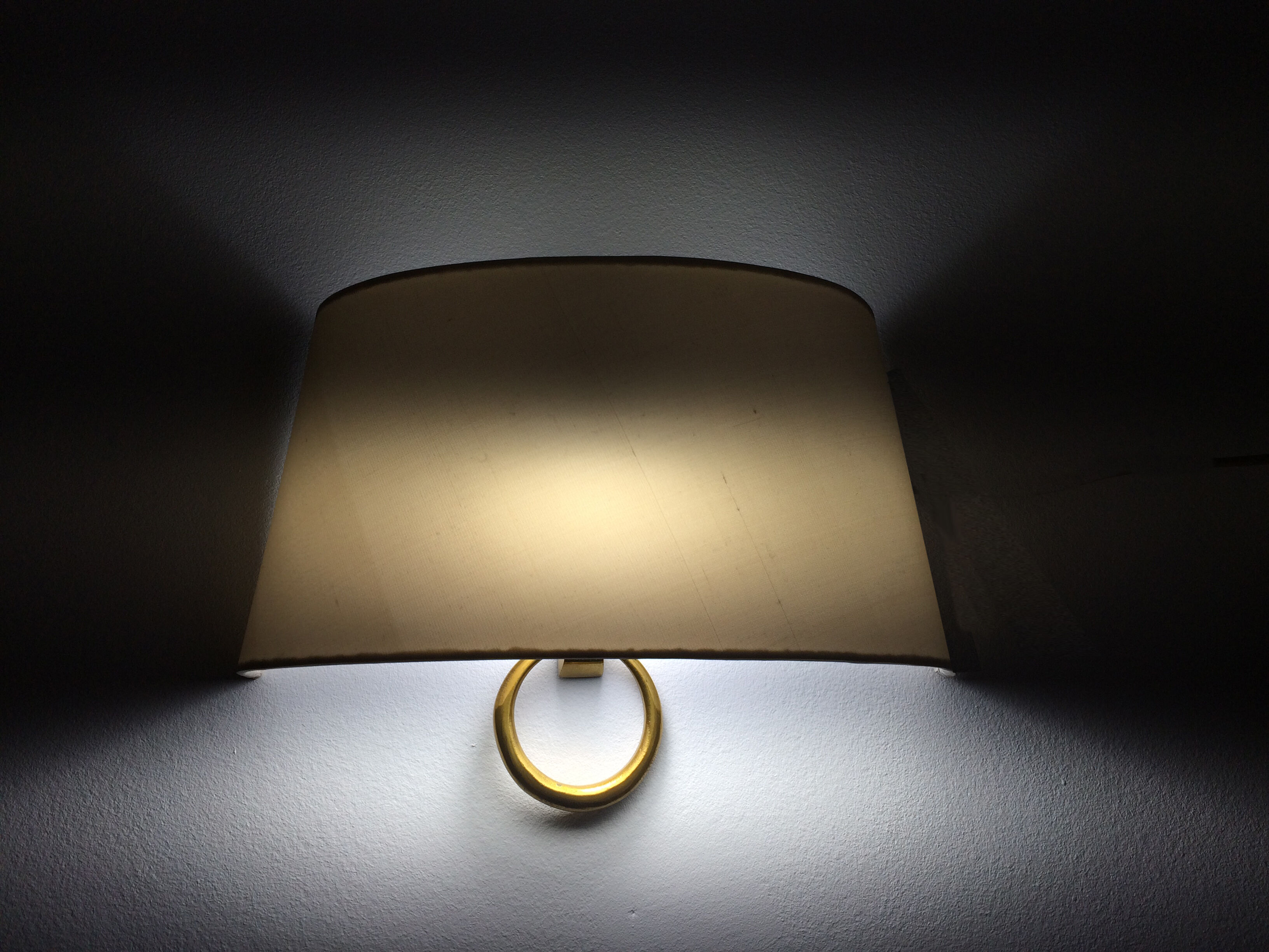 Pair of wall light Marcel Guillemard bronze 1930-1940