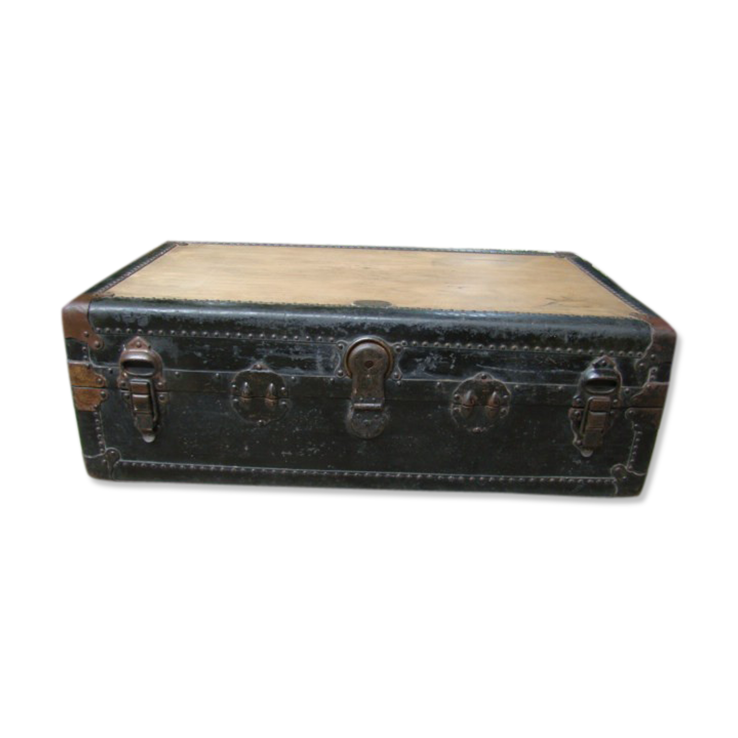 Old travel trunk