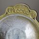 Vintage stoneware pocket bowl with crystalline glazes signed by Françoise Roussel.