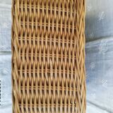 Rectangular wicker basket